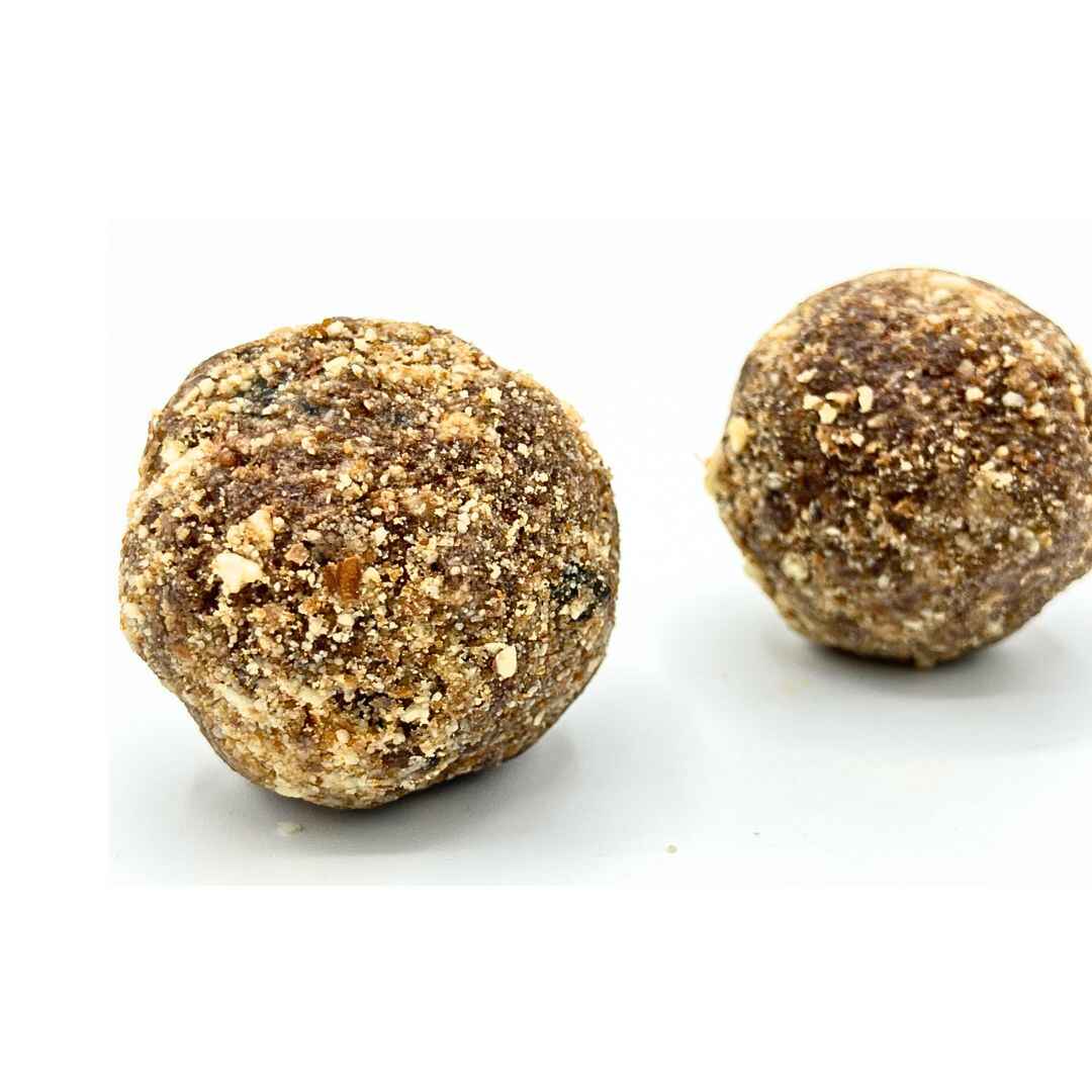 Higher Power Cacao Balls made out of cherries, cacao, and maca.