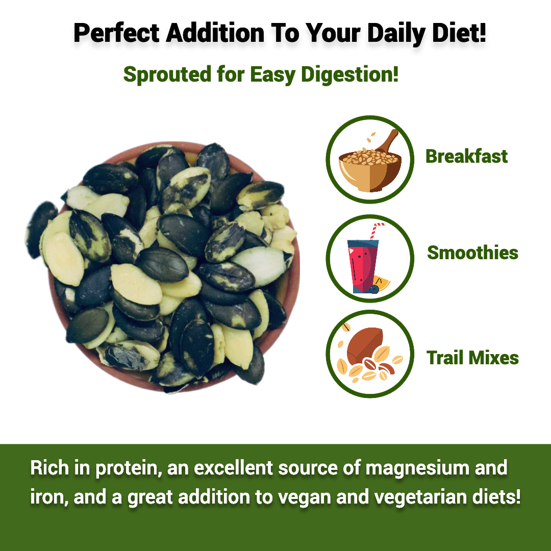 Add pumpkin seeds to your daily diet. Sprouted for easy digestion.  Eat for breakfast, put in smoothies, use in trail mixes. 